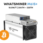 MicroBT Whatsminer M61S+ 216TH - 222TH Bitcoin Miner